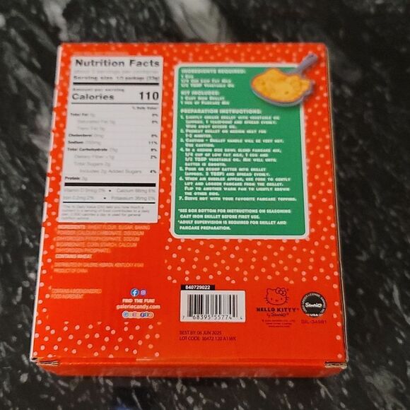 BRAND NEW Hello Kitty Pancake Skillet with Mix Stocking Stuffers Gifts for Kid - Picture 11 of 13